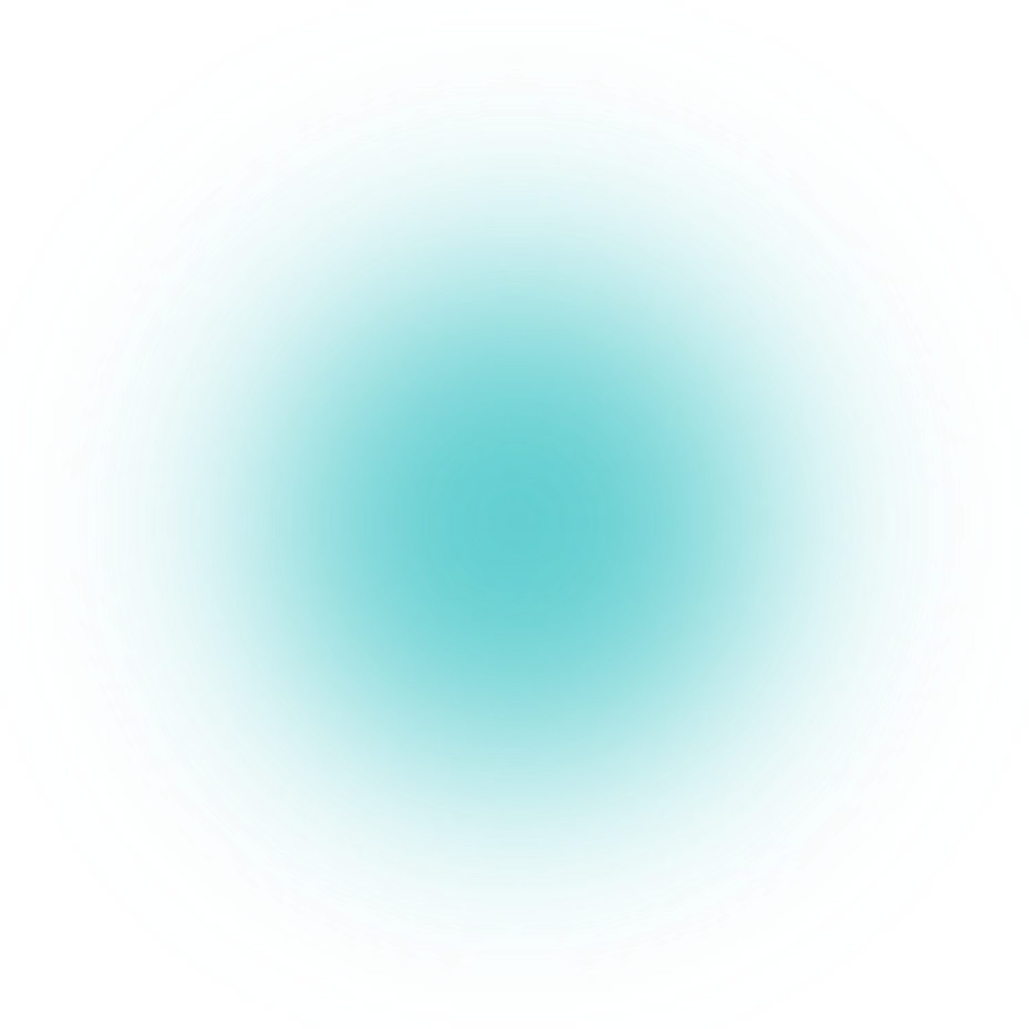 Teal Blur Circle